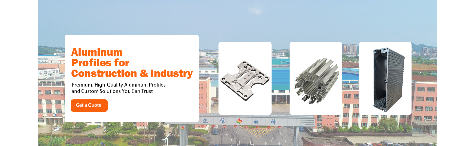 Aluminum Profiles for Construction & Industry